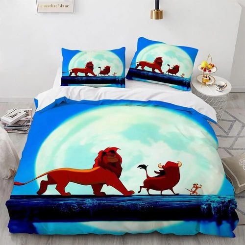Parure De Lit Le Roi Lion, Housse De Couette, Housse De Couette Mufasa Simba, Couvre-Lit Pour Enfants Et Adolescents, Cadeaux