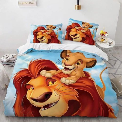 Parure De Lit Le Roi Lion, Housse De Couette, Housse De Couette Mufasa Simba, Couvre-Lit Pour Enfants Et Adolescents, Cadeaux