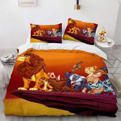Parure De Lit Le Roi Lion, Housse De Couette, Housse De Couette Mufasa Simba, Couvre-Lit Pour Enfants Et Adolescents, Cadeaux