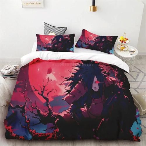 Housse De Couette Naruto, Housse De Couette Trois Pieces, Impression Numérique, Dessin Anime, Decoration De Chambre Pour Enfants