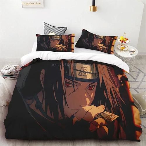 Housse De Couette Naruto, Housse De Couette Trois Pieces, Impression Numérique, Dessin Anime, Decoration De Chambre Pour Enfants