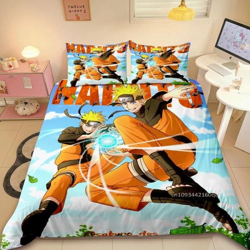 Housse De Couette Douce Et Confortable Naruto Uzumaki Dessin Anime Anime Chambre Decoration De Chambre Cadeau Pour Enfants