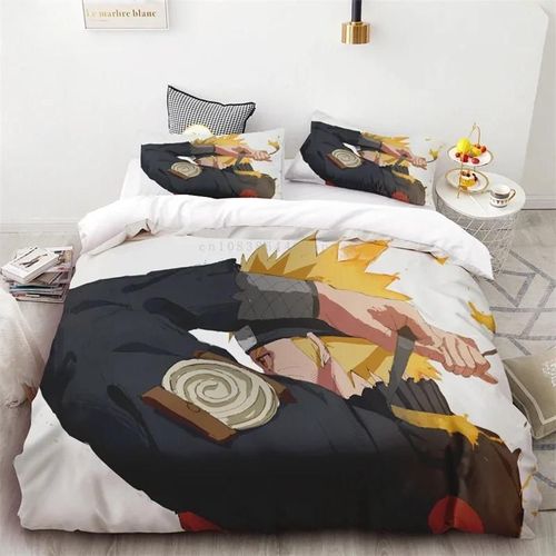 Housse De Couette Naruto Douce Et Confortable Pour Lit Queen Size, Adulte, Enfant, Cadeau D'anniversaire, De Vacances, Decoration De Chambre À Coucher, Salon