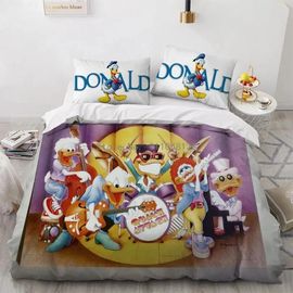 Parure De Lit Daisy Bleue Avec Housse De Couette Donald Duck Mickey Minnie, Cadeaux Pour Enfants, Taille Double, Simple, Queen Et King Size
