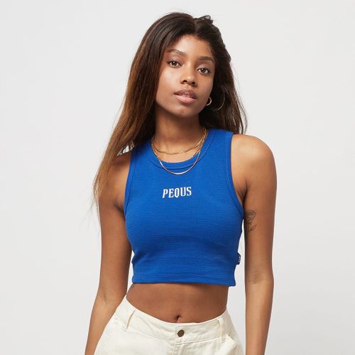 Pequs Logo Crop Top Femme Tops Bleu Taille Xs Vêtements