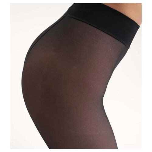 Dim Collant Chaud Effet Transparent Noir Thermo