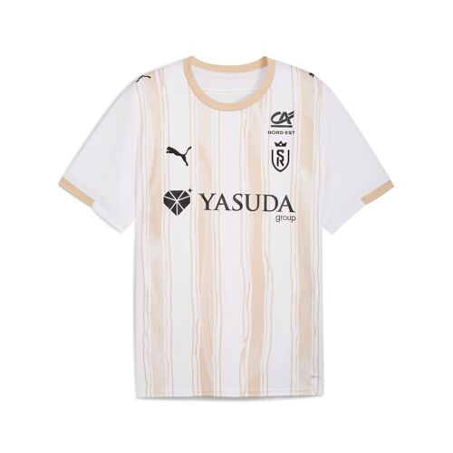Puma Maillot Away 25/26 Stade De Reims Enfant Et Adolescent, Vêtements, Blanc/Granola, 2-3y