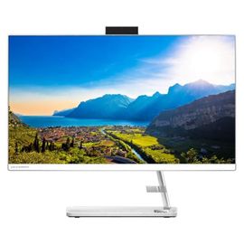 Lenovo IdeaCentre AIO 3 24ALC6 F0G1 - 23.8" Ryzen 5 7430U 2.3 GHz 16 Go RAM 512 Go Blanc AZERTY