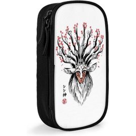 Princess Mononoke Anime Trousse ¿¿ Crayons D Impression Personnalis¿¿E Noir[4663]