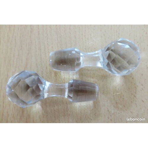 2 Bouchons De Carafe Rond Multi Facettes