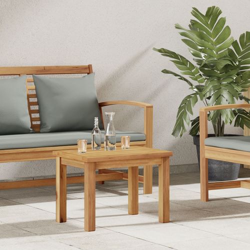 Vidaxl Table Basse Marron 50 X 35 X 36 Cm Bois De Teck Massif