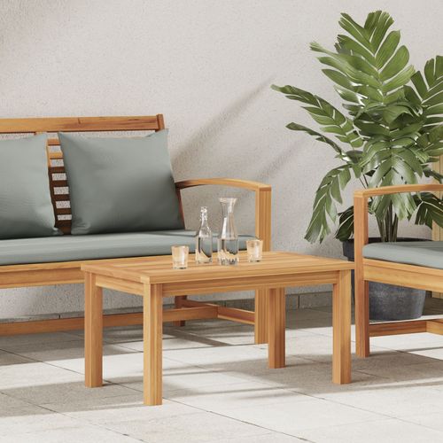 Vidaxl Table Basse Marron 70 X 40 X 36 Cm Bois De Teck Massif