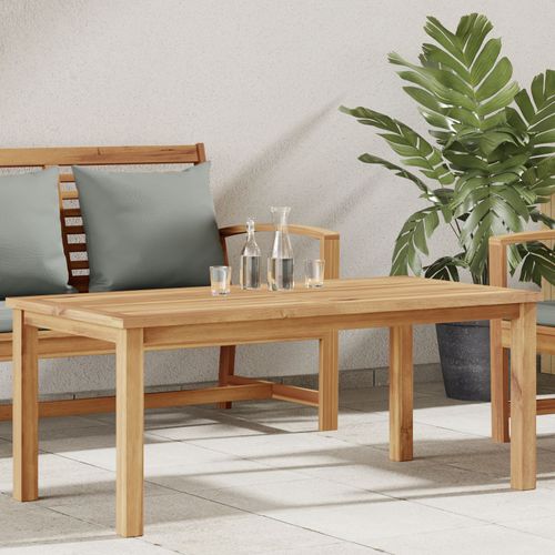 Vidaxl Table Basse Marron 110 X 55 X 45 Cm Bois De Teck Massif
