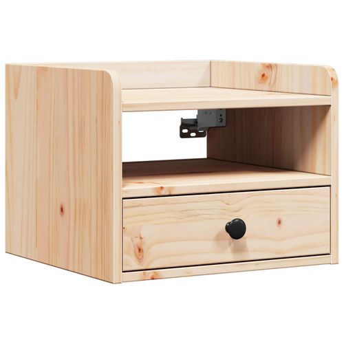 Vidaxl Table De Chevet Marron 38 X 36 X 29,5 Cm Bois De Pin Massif