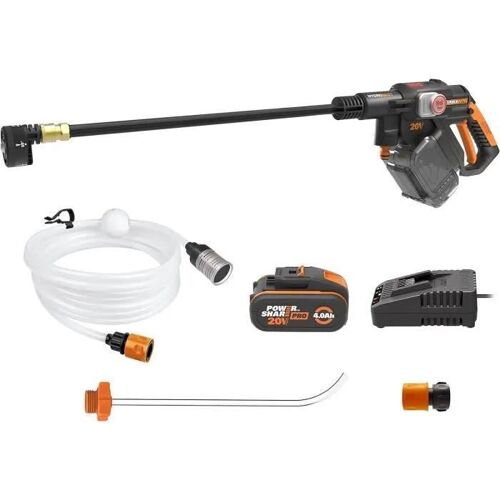 Nettoyeur haute pression - WORX - Hydroshot - 20V - 4.0Ah - Moteur Brushless