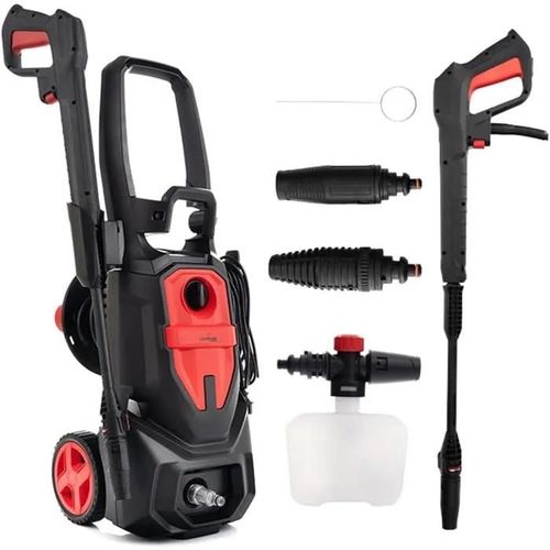 Lehmann Austin Nettoyeur Haute Pression, 1800 W, Max. 220 Bar, Debit 450 lh, Pompe en Aluminium, Tuyau Haute Pression de 5 m, Acces