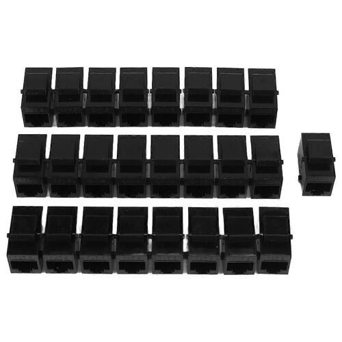 25 pcs Rj45 coupleur Cat6 coupleur femelle à coupleur d'insertion femelle