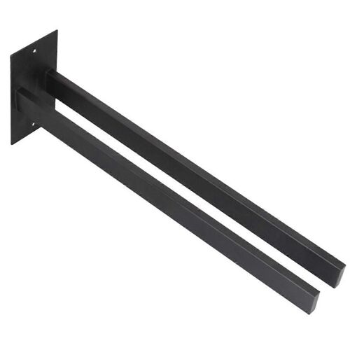 Porte-serviettes en acier inoxydable Towel Bar Salle de bain Cuisine Noir
