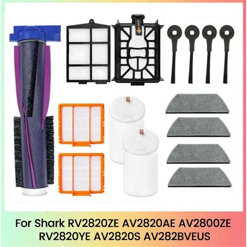 Pour RV2820ZE AV2820AE AV2800ZE RV2820YE AV2820S AV282BVEUS Aspirateur Brosse latérale principale Mousse Filtre primaire