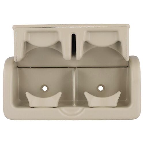 Ensemble Porte-Gobelet De Console De Siège Arrière De Voiture Pour Beige
