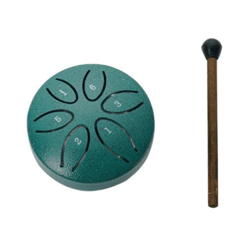Mini Tambour Éthéré 3 Pouces 6 Notes Acier Langue Tambour Handpan Tambour