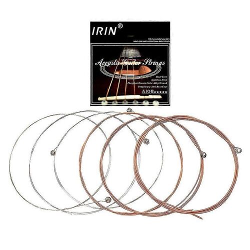 A108 6 Pcs/Set Guitare Acoustique Corde 009-045 Pouces 6 Cordes Guitare Pièces Accessoires