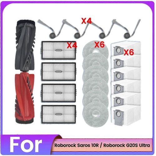 Pièces de rechange de rechange pour brosse principale Roborock Saros 10R / G20S Ultra