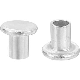 Rivets Solides à Tête Plate M2 M2,5 M3 M4 M5 Acier Inoxydable 304 - Longueur 3-60mm