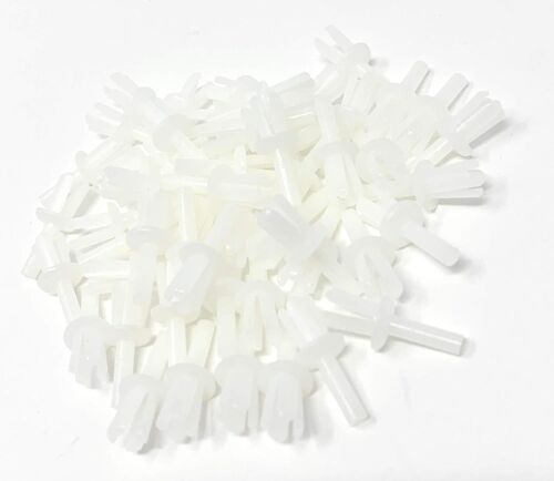 Lot de 50 rivets à expansion de 5 mm-Blanc naturel
