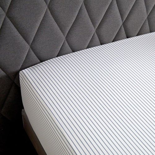 Drap Housse Percale Blanc 180x200 Cm