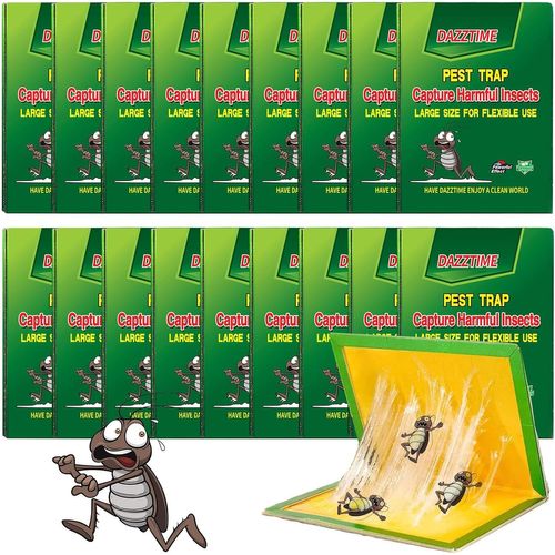 KALANKA-Piege Cafard,18 Pièces Pièges à Cafards Puissant,Piège à Cafards,Produit Anti Cafards,Produit Anti Araignée,pour Jardin Maison Cuisine Salle de Bain Bureau