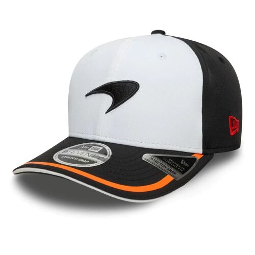 Casquette 9seventy Stretch Snap Recycled Mclaren Racing Retro Adulte Taille Unique Blanc/Noir