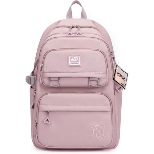 KALANKA-Sac à Dos pour Filles Adolescents - Cartable Primaire College Tendance Imperméable pour un Usage Quotidien Décontracté, Sac Ecole Grande pour Filles Garçons 9-16 ans