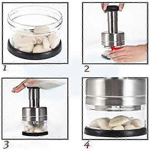 Machine à oignons, trancheuse à oignons en acier inoxydable, trancheuse à ail et coupe-légumes