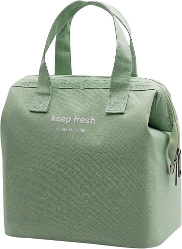 Sac à lunch isotherme simple sac isotherme à bento sac fourre-tout pour boîte à lunch pour femmes hommes adulte pique-