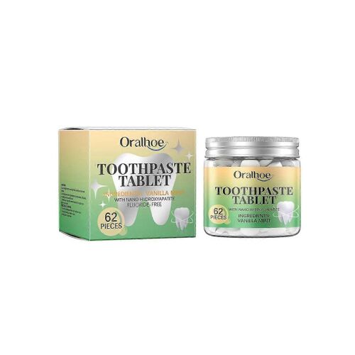 Pastilles De Dentifrice À La Vanille Et À La Menthe Nettoie Les Taches Et Prend Soin De La Bouche Et Des Dents Fresh Portable Dental Clea