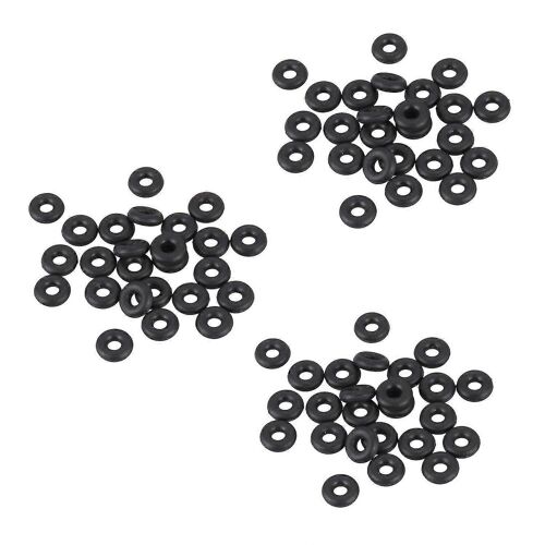 60pièces 5,6 mm de diamètre 1,8 mm d'épaisseur rondelles d'huile de joint torique en caoutchouc noir-B13