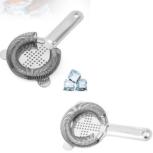 2 Filtre À Glace En Acier Inoxydable Séparateur De Glace Mélangeur De Cocktail Café Lait Thé Outil De Bar À Glace