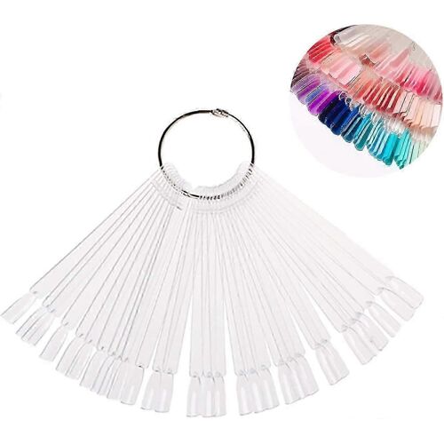 Bâtonnets De Couleur Pour Les Ongles,Conseils D'art Pour Ongles,Bâtonnets D'échantillon Avec Anneau Fendu En Métal,Affichage De La Couleur Du Vernis À Ongles Nai 