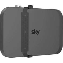 CHECARZHN--NO1-Sky Q Support Mural Avec Fixations - Sky Q Box Grip Pour Tv Box 1Tb / 2Tb, Gain De Place, Pas De Perte De Signal, Noir