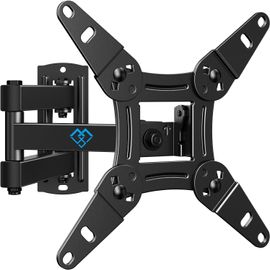 Support Mural Tv 13-42 Pouces Jusqu'À 20Kg, Support Tv Mural Orientable Inclinable Et Rotation 360°, Bras Accroche Tv Max Vesa 200X200Mm