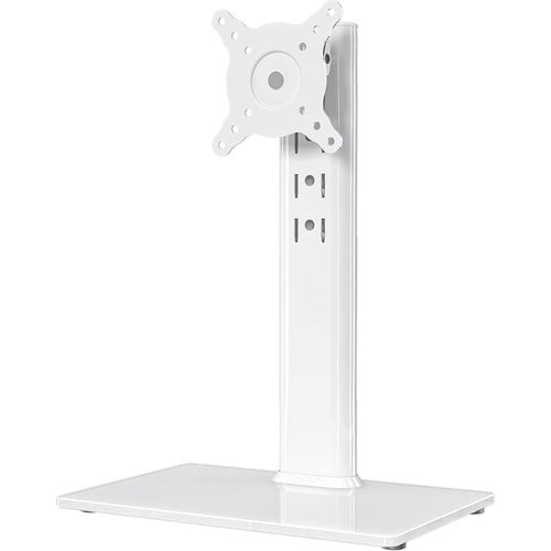 Support de Bureau Simple pour écran LCD de 13"" à 32"" avec Pivot, Hauteur réglable, Rotation, Peut contenir Un (1) écran jusqu'à 35 kg