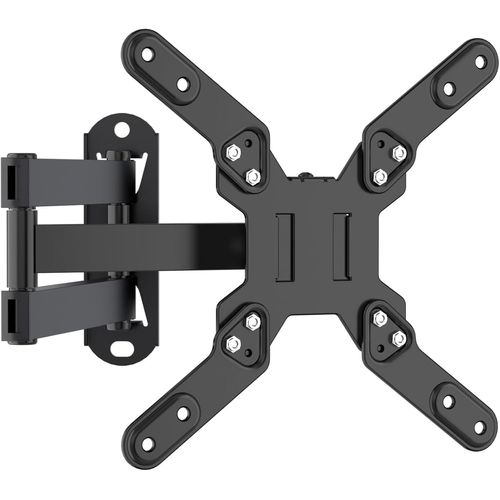 Support Mural Pour Tv, Support Tv Pivotant Avec Bras Articulé Inclinable Pour La Plupart Des Moniteurs Led, Lcd Et Téléviseurs Plasma De 13 À 42 Pouces Jusqu'À 20 Kg, Norme Vesa Max 200 X 200