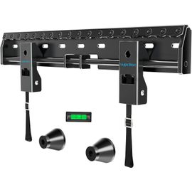 Support Mural Tv Sans Goujon Pour Écrans 26-65 Pouces Jusqu'À 70Kg, Placo Fixation Murale Tv Sec Sans Trou Percé, Vesa Max 400X400Mm, Support Television Mural À Profil Bas, Install Facile