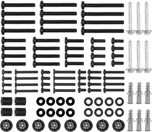 Suptek Le kit de quincaillerie d'installation TV Universelle Comprend M4 M6 M8 et des espaceurs pour la Plupart des téléviseurs jusqu'à 80"" YF-UVSP