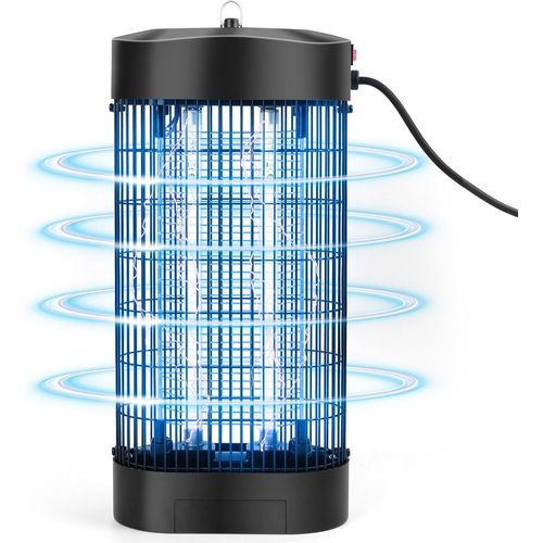 ASFASFq-HKC Lampe Anti Moustique Electrique, UV Tueur d'Insectes Électrique Anti Insectes Répulsif Efficace Portée 80 m², Piège à Moustiques pour Intérieur Répulsif Efficace Contre Les Mites et Les M