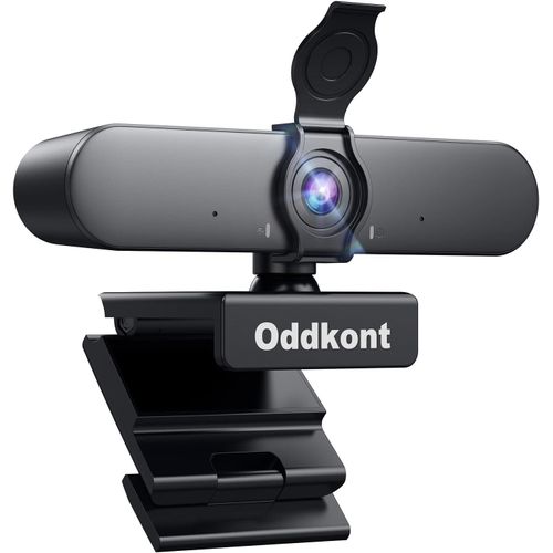 Webcam Full Hd 1080P - Webcam Pc Avec Micro Antibruit, Grand Angle 92 °Avec Correction Automatique, Plug & Play Caméra De Streaming Pour Skype Appel Vidéo Zoom Vidéoconférence