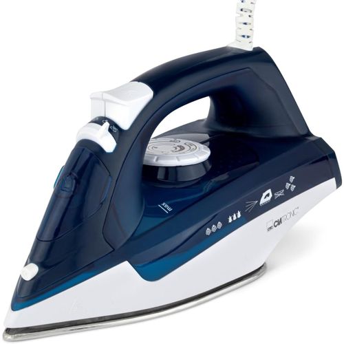 263856, Db 3704, Fer À Repasser Centrale Vapeur, 7 Fonctions Avec Semelle Spéciale En Acier Inoxydable, 1800 Watts, Réservoir D'Eau De 150 Ml, Bleu Foncé/Blanc, Inox