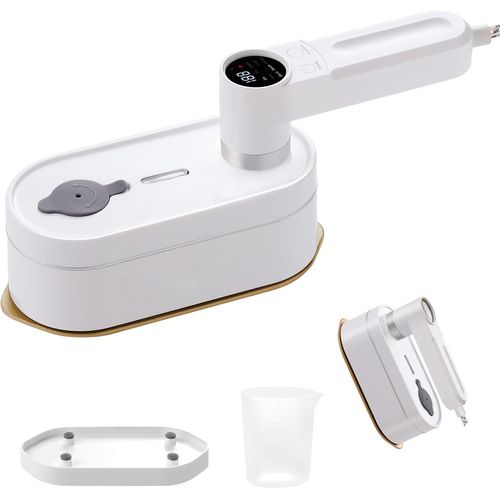 ChenQuanSarl-Fer À Repasser À Vapeur De Voyage 1200W - Fer À Repasser Portable De Voyage 4 En 1 - Centrales Vapeur De Voyage - Steamer En 15S Réchauffement Rapide - Pour Vêtements, Rideaux, Linge De