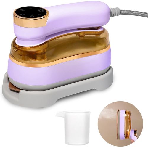 Mini Fer À Repasser Voyage, 1200W Fer À Repasser Vapeur, Défroisseur A Vapeur Portable, Rotative À 180 ° Pliable, 20S De Chauffage Rapide, Defroisseur Vetement Pour La Maison & Les Voyages